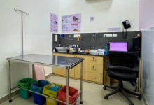 Clinic interior - desktop view