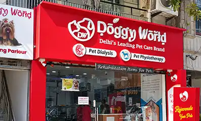 Doggy World Rohini Sector 8 clinic facade